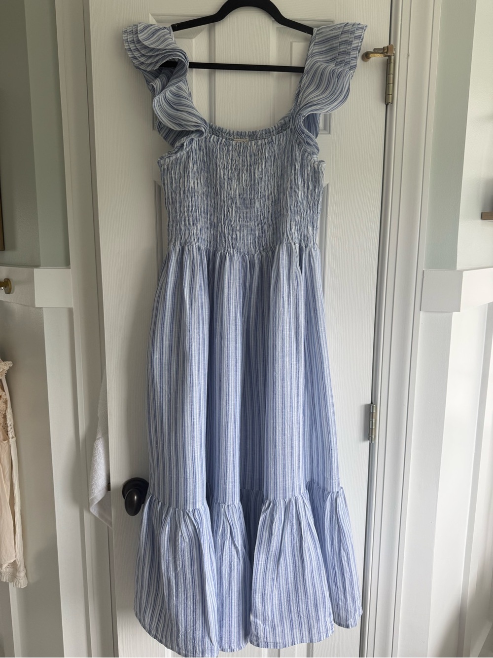 Mille Olympia smocked dress, large